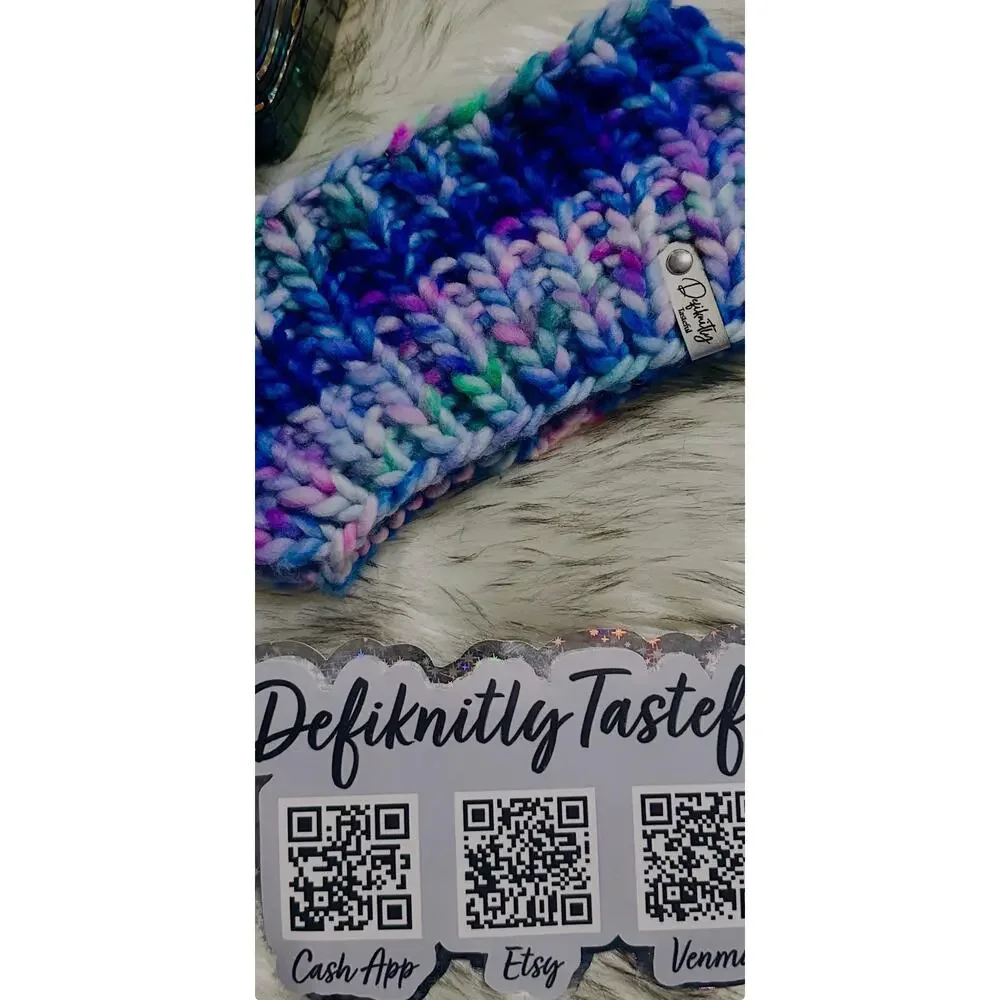 Hand Knit Merino Wool Headband: DefiKnitly Tasteful Headband